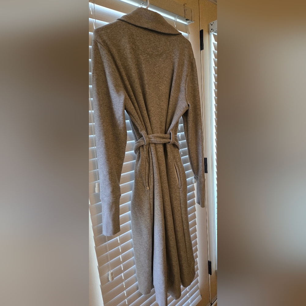 UGG Karoline Fleece Robe In Gray - Size XL - Picture 2 of 9